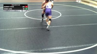 149 lbs Round 3 (6 Team) - Sonny Lora, Sioux Falls vs Garrett Lyons, Central Missouri