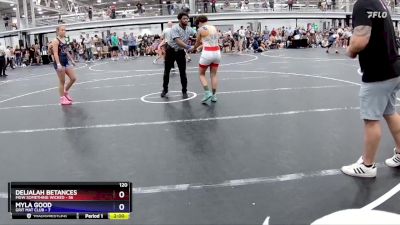 120 lbs Round 7 (8 Team) - Delialah Betances, MGW Something Wicked vs Myla Good, Grit Mat Club