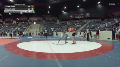 141 lbs Cons. Round 3 - Craig Thues, Montreat College vs Logan Hawk, Rochester University