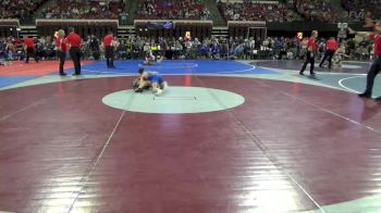 73 lbs Quarterfinal - Grayson Fulton, Colstrip Wrestling Club vs Kyler Parry, Mt Spokane Wrestling