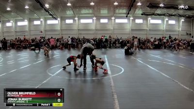 44 lbs Finals (2 Team) - Oliver Brumfield, Killer Elite vs Jonah Burkett, Upstate Uprising