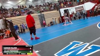 165 lbs Semifinal - Connor Palmer, Webo Youth Wrestling Club vs Julian Piersimoni, Warrior Regional Training Cent