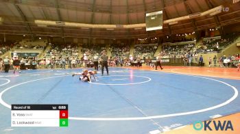 46 lbs Round Of 16 - Samuel Voss, Skiatook Youth Wrestling vs Dylan Lockwood, Heat