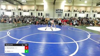 113 lbs Round Of 16 - Josh Gonsalves, Middleborough vs Brenden Kelly, Norwood