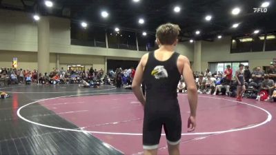 120 lbs Round 5 (6 Team) - Barrett Adams, Alabama Elite Black vs Kale Muscarello, Indy WC