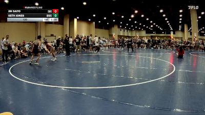 120 lbs Round 4 (6 Team) - Jin Saito, Spartan WC vs Seth Jones, VSUS Athletics RTC