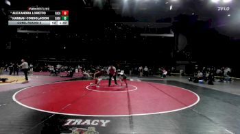 100 lbs Cons. Round 5 - Hannah Consolacion, Casa Roble vs Alexandra Loretto, Pacheco