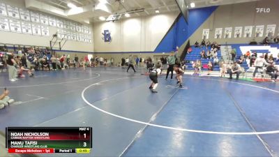 102-112 lbs Round 2 - Manu Tafisi, Charger Wrestling Club vs Noah Nicholson, Carbon Raptor Wrestling