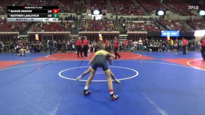 94 lbs Cons. Round 5 - Matthew Laslovich, Summit Wrestling Club vs Mason Draper, Touch Of Gold Wrestling Club