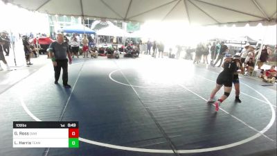 109 lbs Consi Of 16 #2 - Gabriella Ross, Diablo Grande WC vs Leilani Harris, Team Thunder