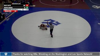 149 lbs Champ. Round 2 - Max Kaye, Ohio Northern University vs Kevin Gierej, Elizabethtown College