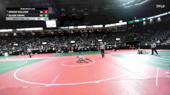 75 lbs Cons. Round 1 - Rowan Williams, BEA2 vs Blaize Crowl, EWO3