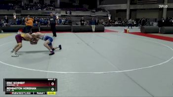 130 lbs Placement (4 Team) - Remington Horsman, K-M vs Eric Schmidt, Wabasso