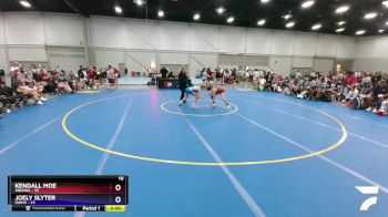 100 lbs Round 3 (8 Team) - Kendall Moe, Indiana vs Joely Slyter, Idaho