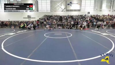 78 lbs Cons. Round 5 - Angelo Disonell, Shaker Youth Wrestling vs Gannon Erb, Black Belt Wrestling Academy