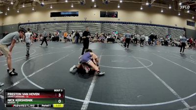 88 lbs Round 1 (8 Team) - Preston Van Hoven, Legacy Dragons vs Nick Kershisnik, Kraken