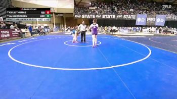 Girls 3A 170 lbs Cons. Round 1 - Jalyn Edeburn, Auburn Mountainview (Girls) vs Kylie Thomas, Heritage (Girls)