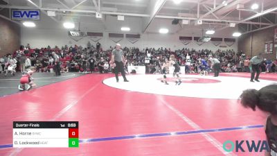 55 lbs Quarterfinal - Abel Horne, Springdale Youth Wrestling vs Dylan Lockwood, Heat