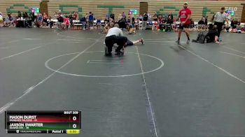 92-96 lbs Quarterfinal - Mason Durst, Fauquier Falcons vs Jaxson Swarter, Seawolves
