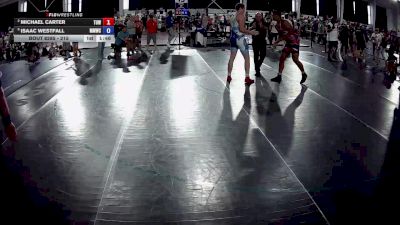 215 lbs Cons. Round 2 - Michael Carter, Team UNIFIED Wrestling vs Isaac Westfall, Meridian Maniacs Wrestling Club