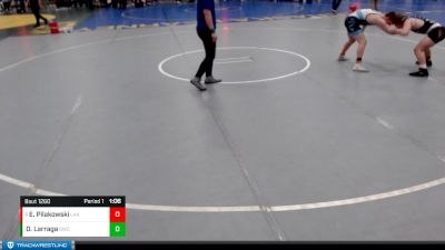 149-156 lbs Semifinal - Eli Pilakowski, Lakeview vs Dominick Larraga, Shelton Wrestling Club