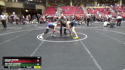 120 lbs Finals (2 Team) - Adler Moore, Victory vs Peyton Chainey, The Untouchables