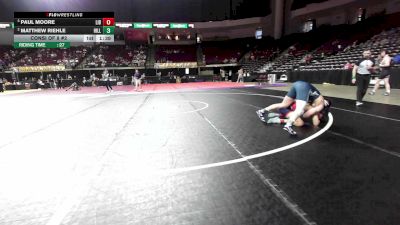 174 lbs Consi Of 8 #2 - Paul Moore, Liberty vs Matthew Riehle, Hillsdale College