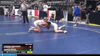 160 lbs Cons. Round 5 - Jackson Verschoor, WC Takedown Club vs Danson Drake, Moen Wrestling Academy