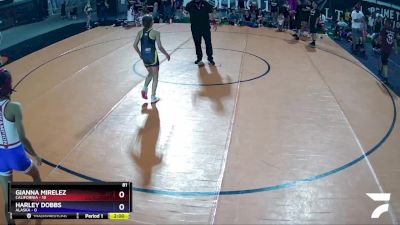 81 lbs Round 3 (8 Team) - Evelyn Cortez, California vs Maya Iverson, Alaska