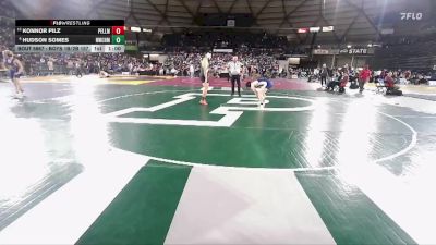 Boys 1B/2B 157 Cons. Round 4 - Konnor Pilz, Pe Ell vs Hudson Somes, Northwest Christian (Colbert)