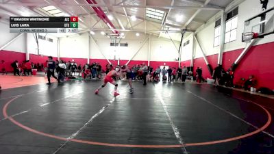 141 lbs Cons. Round 3 - Luis Lara, Utah Tech University vs Braden Whitmore, Arizona Christian