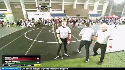 69 lbs Quarterfinal - Atalina Naki, Westlake WC vs Anaya Patacsil, Mat Demon WC