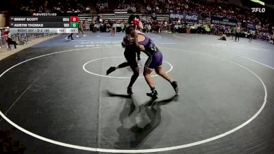D 2 165 lbs Cons. Round 3 - Austin Thomas, Woodlawn - B.R. vs Brent Scott, Broadmoor