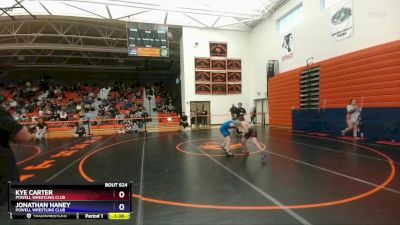 98-106 lbs Round 4 - Kye Carter, Powell Wrestling Club vs Jonathan Haney, Powell Wrestling Club