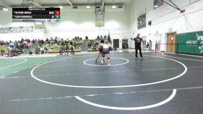 160 lbs Semifinal - Levi Burrell, Santa Ana College vs Nyomi Mesa, Mt. San Antonio College