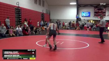 Quarterfinal - Brendon Breuer, Fort Madison Wrestling Club vs Jeremiha Covey, Hannibal Wrestling Club