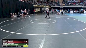 152G Quarterfinal - Kiann Williams, Student Wrestling Development Program vs Misty Marine, Sand Point High School