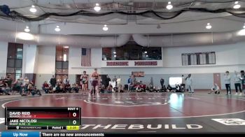 165 lbs Round 2 (6 Team) - David Reid, Roanoke College vs Jake Nicolosi, Mount Olive