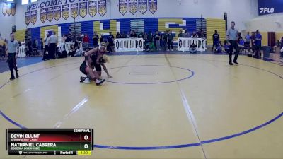 157 lbs Semifinal - Nathaniel Cabrera, Osceola (Kissimmee) vs Devin Blunt, Strawberry Crest