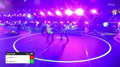 146 lbs Semifinal - Juanito Lopez, Espanola Jr Wrestling vs Manuel Ramos, The Wrestling Asylum