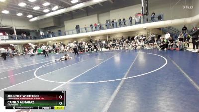 46 lbs Semis & 3rd Wb (16 Team) - Camilo Almaraz, Shootbox vs Journey Whitford, Sanderson Wrestling Academy