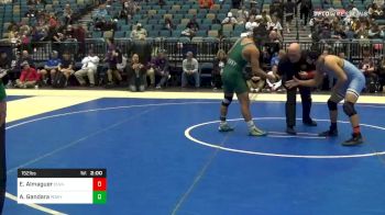 152 lbs Quarterfinal - Evan Almaguer, Clovis North vs Aaron Gandara, Poway A