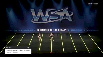 Champion Legacy Dance Academy - E. Aberson S. Jungman [2022 Mini Jazz Day 2] 2022 WSA South Dakota