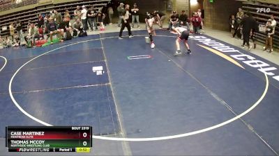 79 lbs Cons. Round 5 - Case Martinez, Montrose Elite vs Thomas McCoy, Northside Wrestling Club