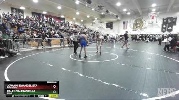 113 lbs Semifinal - Caleb Valenzuella, Chino vs Jovanni Evangelista, Northview