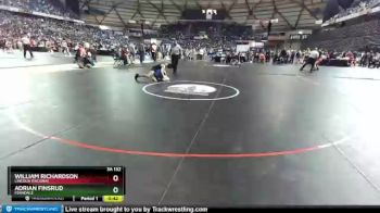 3A 132 lbs Cons. Round 4 - Adrian Finsrud, Ferndale vs William Richardson, Lincoln (Tacoma)