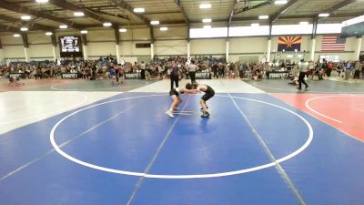 98 lbs Rr Rnd 1 - Jax Molesky, Trybe vs Bryson Davis, Dove Creek