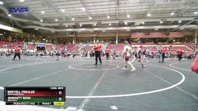 110 lbs Cons. Semi - Serenity Ross, Red Devil vs Breyell Perales, Iron Grapplers