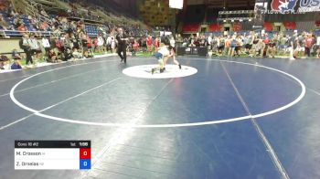 106 lbs Cons 16 #2 - Mac Crosson, Iowa vs Zaiyahn Ornelas, Nebraska