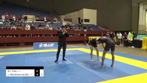Brian L Tran vs Luan Martiniano Da Silva 2024 Pan IBJJF Jiu-Jitsu No-Gi Championship